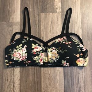 Charlotte Russe Floral Bandeau